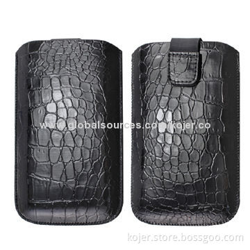 Cases for iPhone 4/4S, Made of PU Leather with Retractable Pull-tab, OEM Orders Welcomed